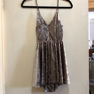 Urban Outfitters Metallic romper